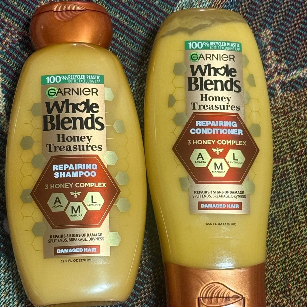 Garnier Whole Blends Honey Treasures Repairing Set - Golden
